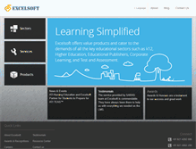 Tablet Screenshot of excelsoftcorp.com